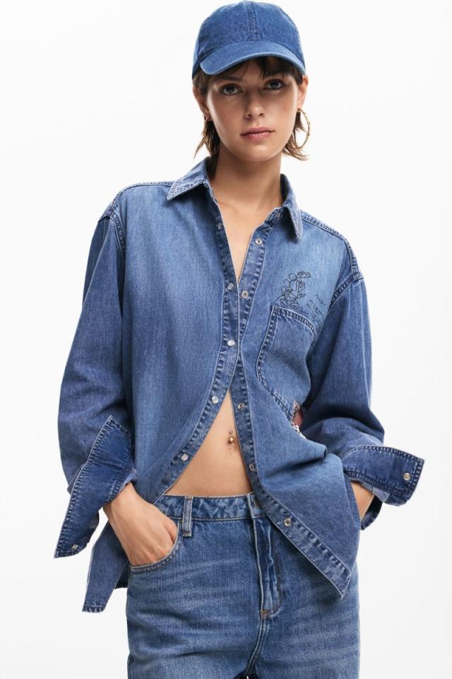 デシグアル（Desigual）/THE BEST MICKEY シャツロングスリーブ