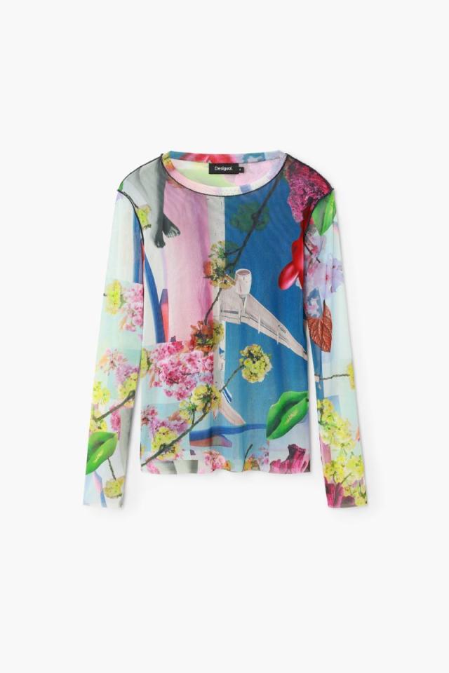 デシグアル Desigual AIRPLANE-LACROIX Tシャツロングスリーブ （マルチ） デシグアル Desigual AIRPLANE-LACROIX Tシャツロングスリーブ