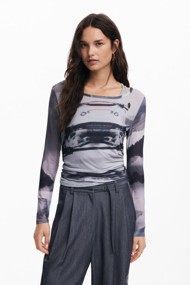 デシグアル（Desigual）/TSPISA Tシャツロングスリーブ