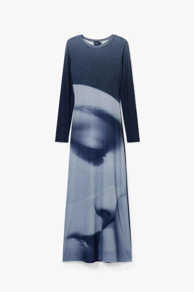 【Desigual】 ORLAND ロングワンピース デシグアル（Desigual）/ORLANDO ワンピースロングスリーブの通販はau