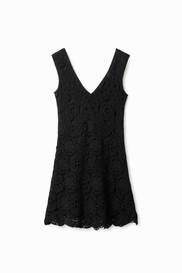 デシグアル（Desigual）/クロシェのショートドレス