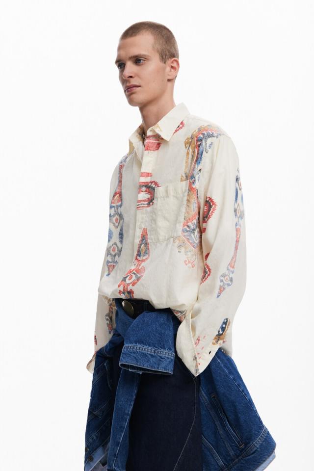 デシグアル（Desigual）/エスニックプリントシャツ_2