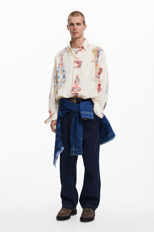 デシグアル（Desigual）/エスニックプリントシャツ_3