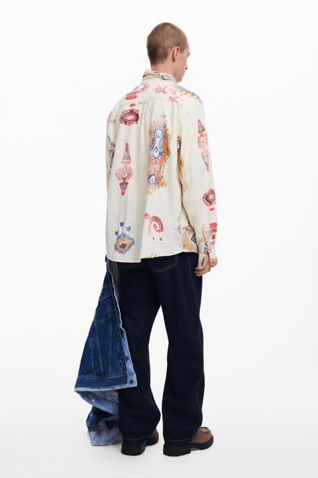 デシグアル（Desigual）/エスニックプリントシャツ_7