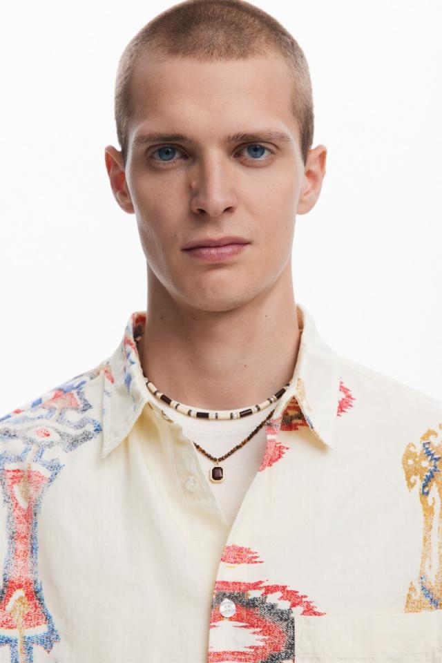 デシグアル（Desigual）/エスニックプリントシャツ_5