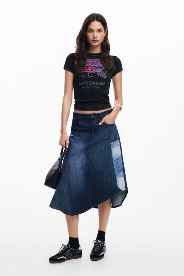 ◆STUSSY◆ Stars Rib Tee 半袖 リブ Tシャツ ショート丈 ◇STUSSY◇ Stars Rib Tee 半袖 リブ Tシャツ ショート丈