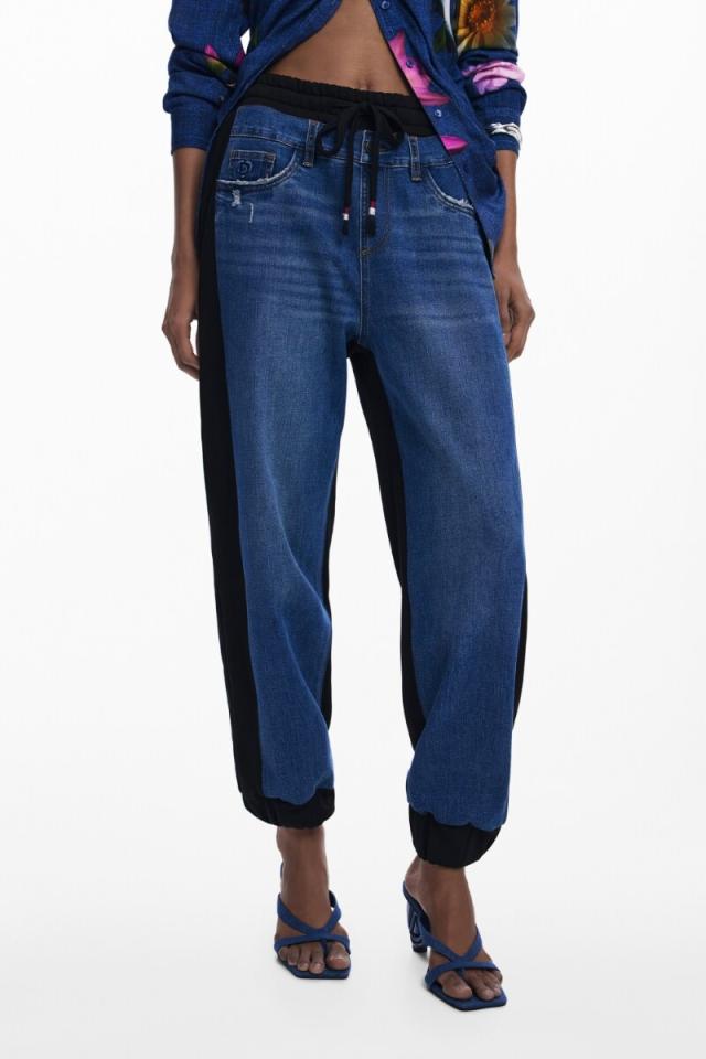 デシグアル（Desigual）/コンビネーションジョガーパンツ