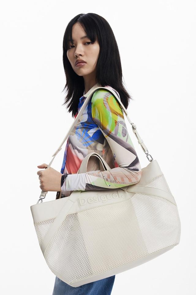 デシグアル（Desigual）/REPRISE ATENEA MESH CARISTO ショッピングバッグ