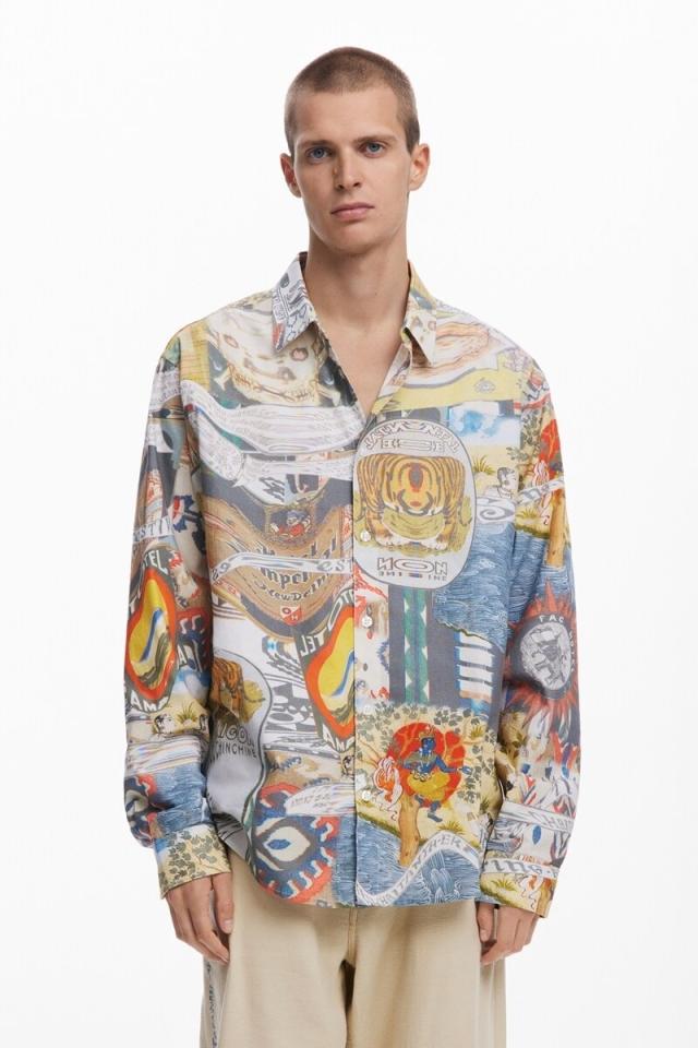 デシグアル（Desigual）/ヒンディープリントシャツ