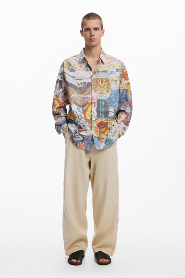 デシグアル（Desigual）/ヒンディープリントシャツ_1