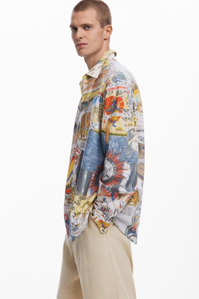 デシグアル（Desigual）/ヒンディープリントシャツ_4