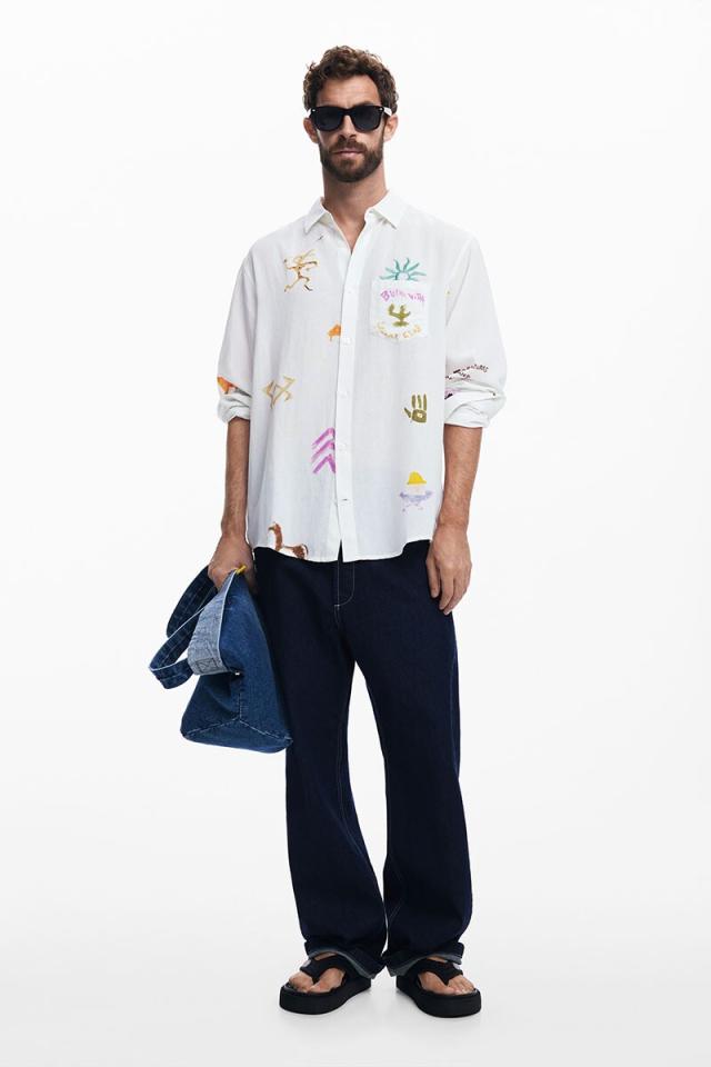 デシグアル（Desigual）/CAMEL シャツロングスリーブ_4