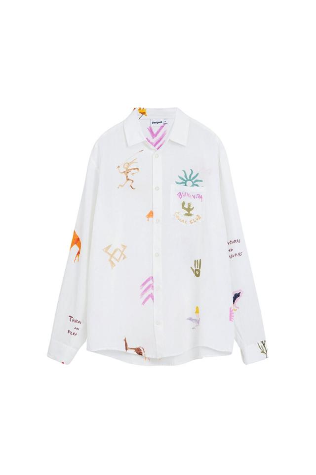 デシグアル（Desigual）/CAMEL シャツロングスリーブ_5