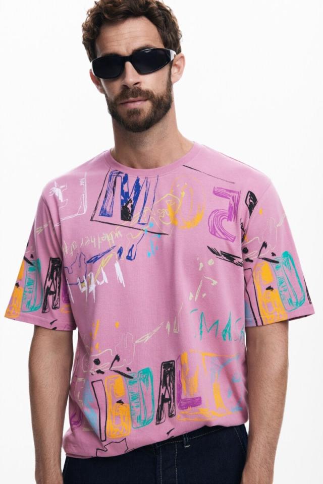 デシグアル（Desigual）/MARK グラフィティアート半袖Tシャツ