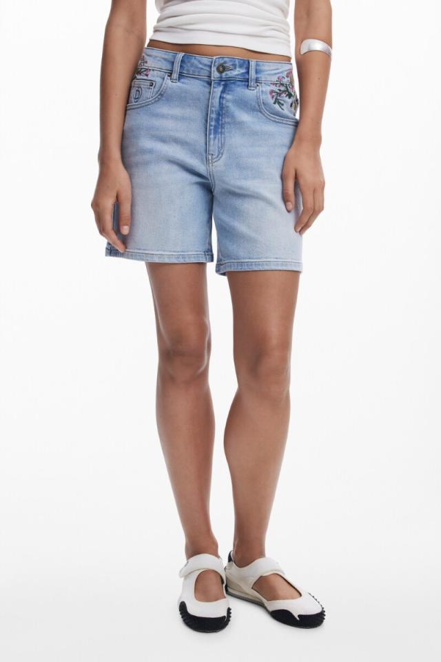 デシグアル（Desigual）/PLANTS デニムショートパンツ