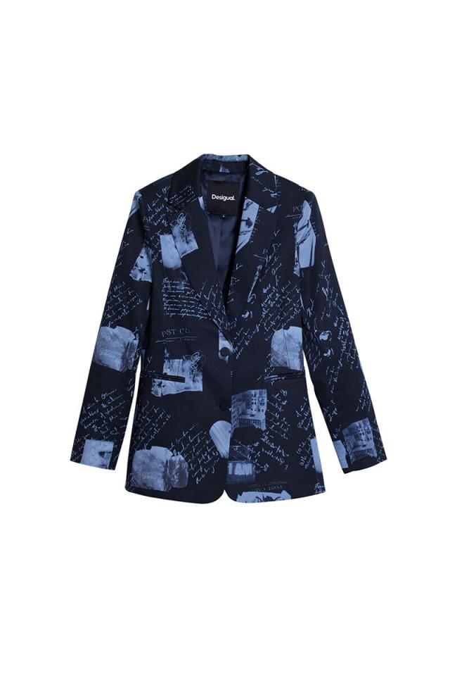 【超お得】りんりん Desigual ジャケット 3品まとめ売り セール】ニュースペーパープリント フローラルジャケット