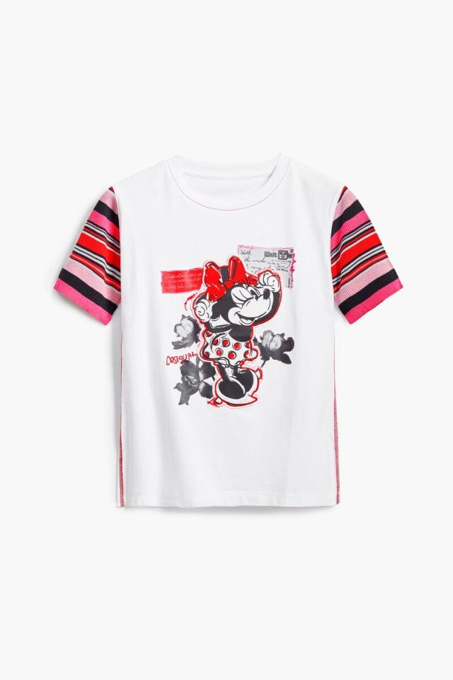 デシグアル（Desigual）/【5サイズ展開/XS/XL/大きいサイズ】ミニーマウス マルチカラースリーブTシャツ_4