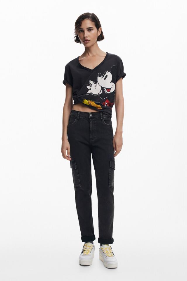 デシグアル（Desigual）/ミッキーマウス ストーン付きTシャツ_1