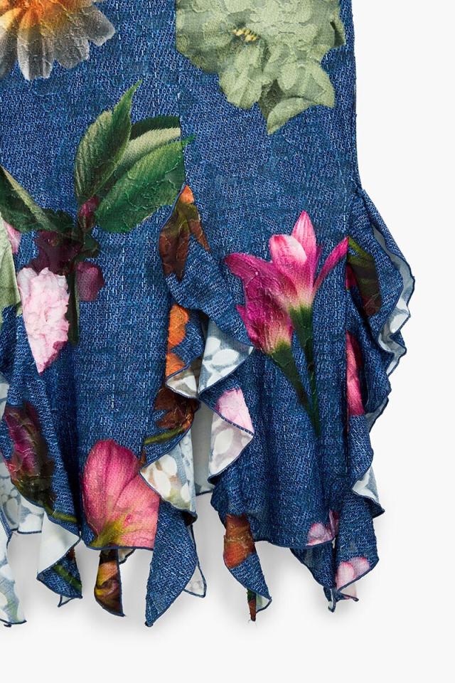 デシグアル（Desigual）/APOLOJV デニムフラワープリント キャミソール