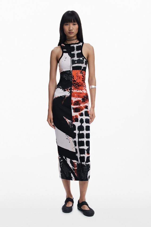 デシグアル（Desigual）/VESTFACE ノースリーブワンピース