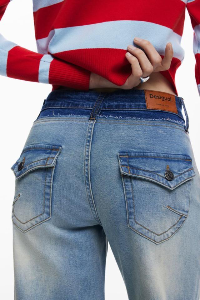 デシグアル（Desigual）/【6サイズ展開/34/44】バイカラーダブル