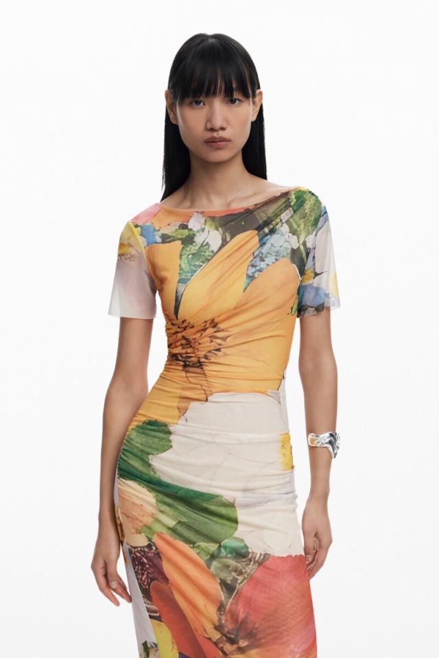 デシグアル（Desigual）/【5サイズ展開/XS/XL/大きいサイズ】フラワー