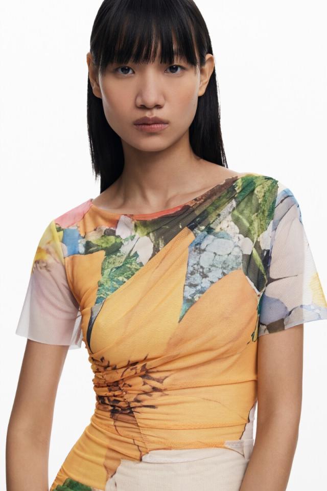 デシグアル（Desigual）/【5サイズ展開/XS/XL/大きいサイズ】フラワー