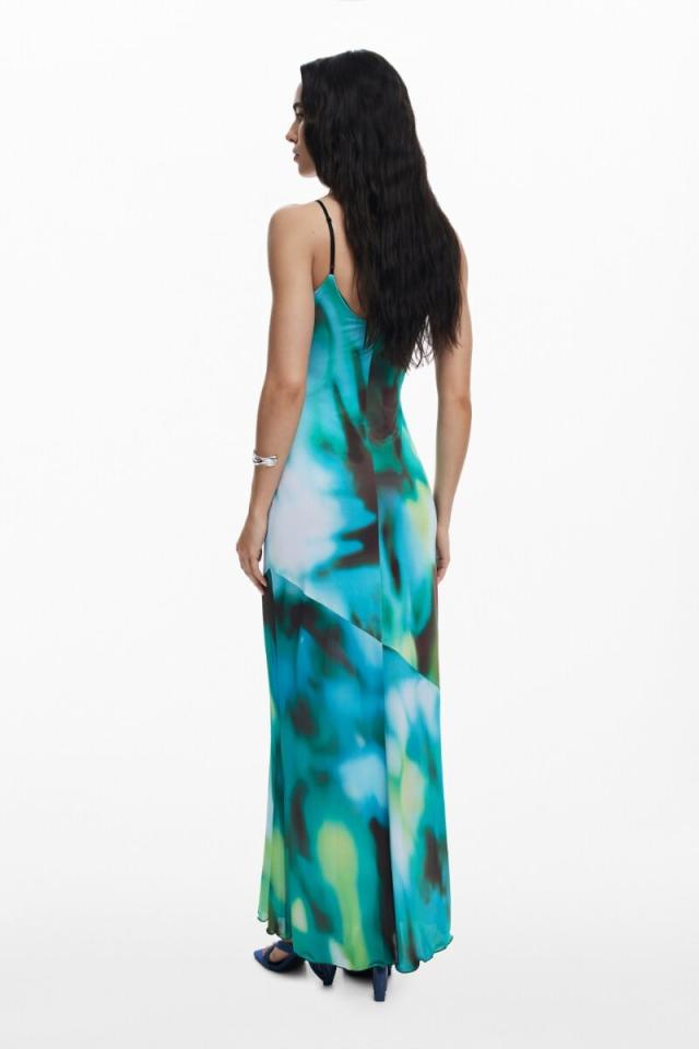 デシグアル（Desigual）/【5サイズ展開/XS/XL/大きいサイズ】タイダイ柄のストラップドレス デシグアル（Desigual）/【5サイズ展開/XS/XL/大きいサイズ】タイダイ