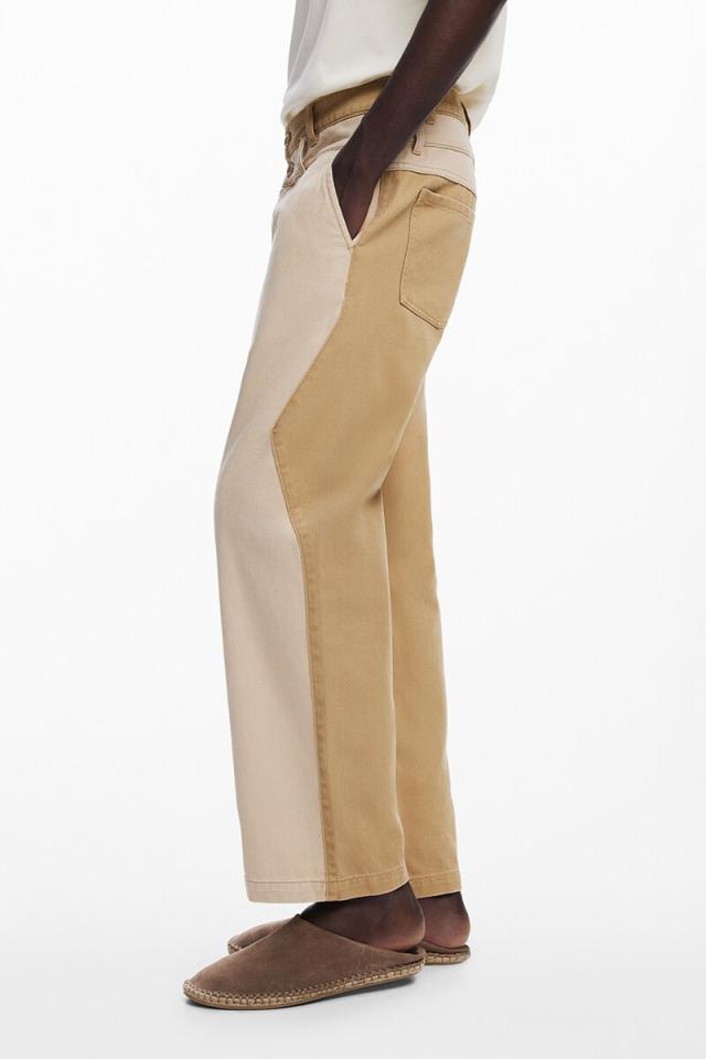 デシグアル（Desigual）/【6サイズ展開/28/38】ダブルウエストデニムパンツ デシグアル（Desigual）/【6サイズ展開/28/38】ダブルウエストデニム