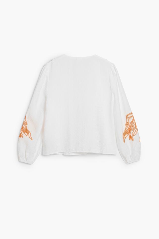 デシグアル（Desigual）/【5サイズ展開/XS/XL】リーフバルーンブラウス_7