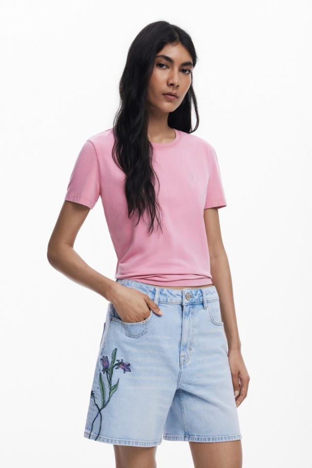 NEW】デシグアル（Desigual）/【6サイズ展開/34/44】デニムの花柄