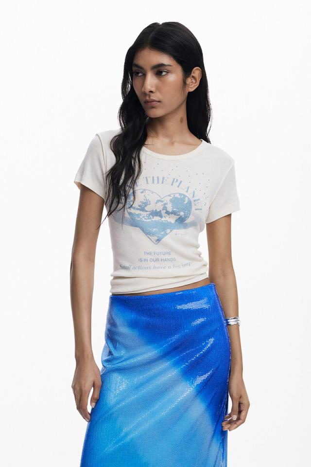 デシグアル（Desigual）/【5サイズ展開/XS/XL】タイダイミディスカート_3