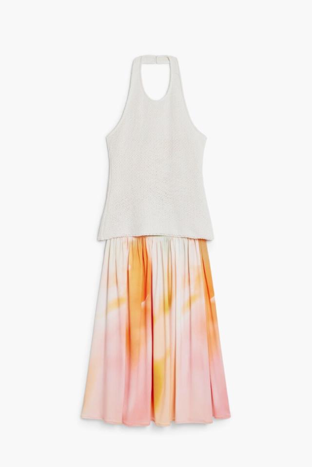 デシグアル（Desigual）/【5サイズ展開/XS/XL】グラデーションロングドレス デシグアル（Desigual）/【5サイズ展開/XS/XL】2イン1グラデーション