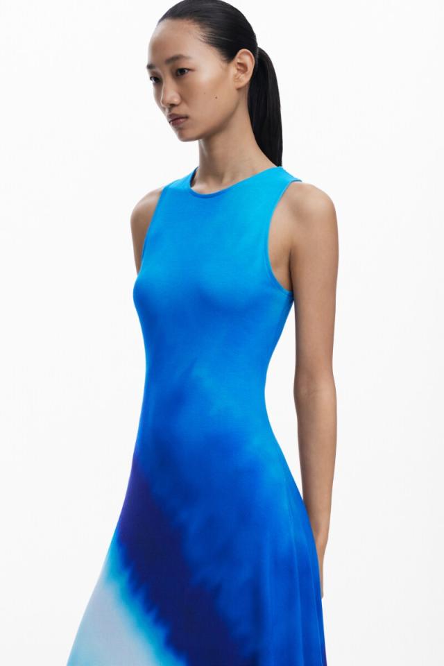 デシグアル（Desigual）/【5サイズ展開/XS/XL】タイダイルーシュドレス