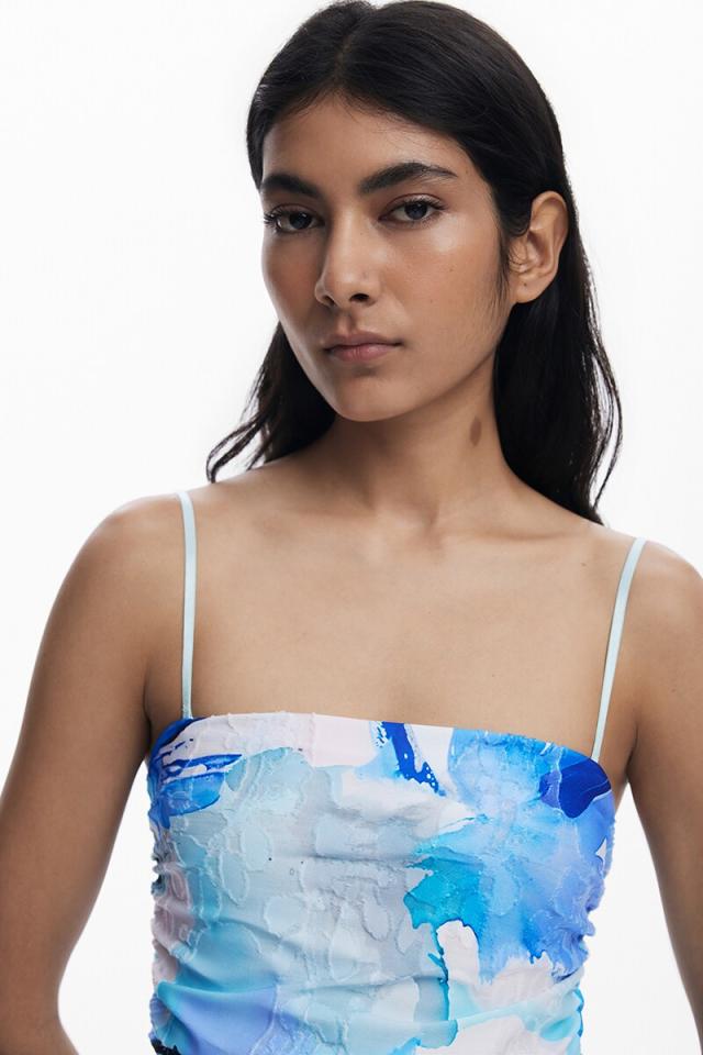 デシグアル（Desigual）/【5サイズ展開/XS/XL】アシンメトリックバンドゥードレス_3