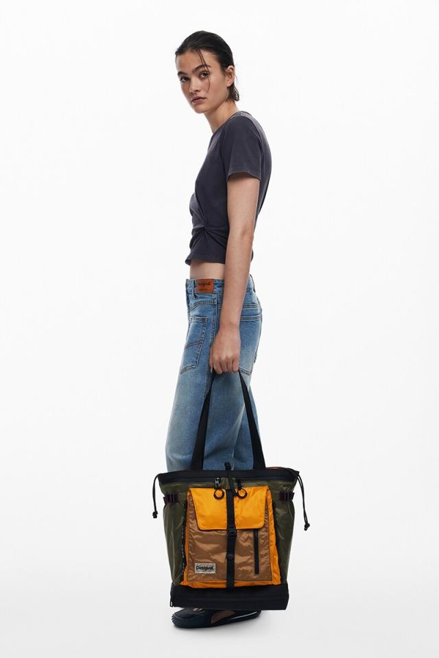 デシグアル（Desigual）/【大容量】大型ナイロントートリュックサック 2way デシグアル（Desigual）/【大容量】大型ナイロントートリュックサック