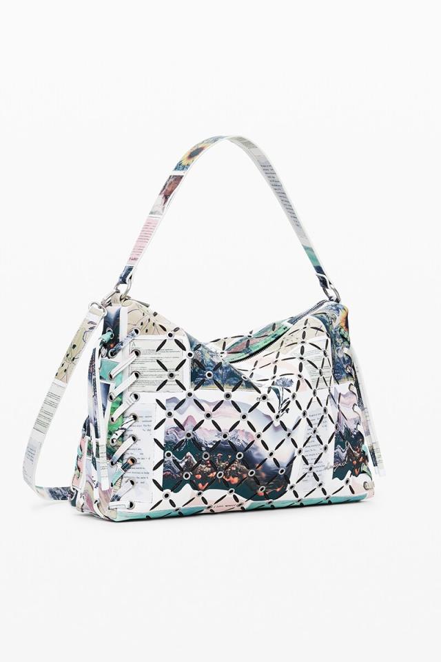 デシグアル（Desigual）/コラージュ パンチングショルダーバッグ 2WAY