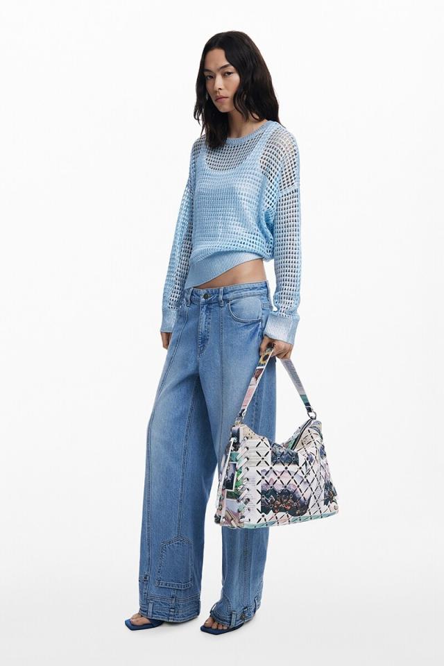 デシグアル（Desigual）/コラージュ パンチングショルダーバッグ 2WAY