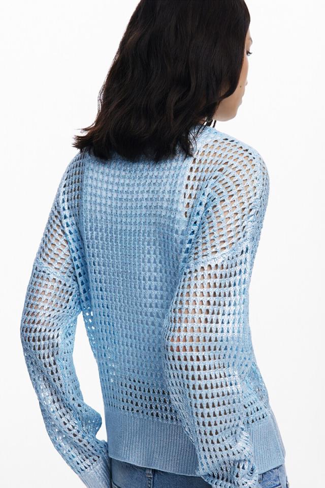 デシグアル（Desigual）/【5サイズ展開/XS/XL】メタリックハイゲージニット