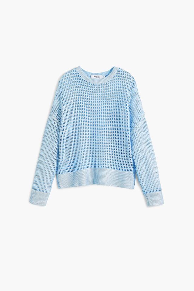 デシグアル（Desigual）/【5サイズ展開/XS/XL】メタリックハイゲージニット