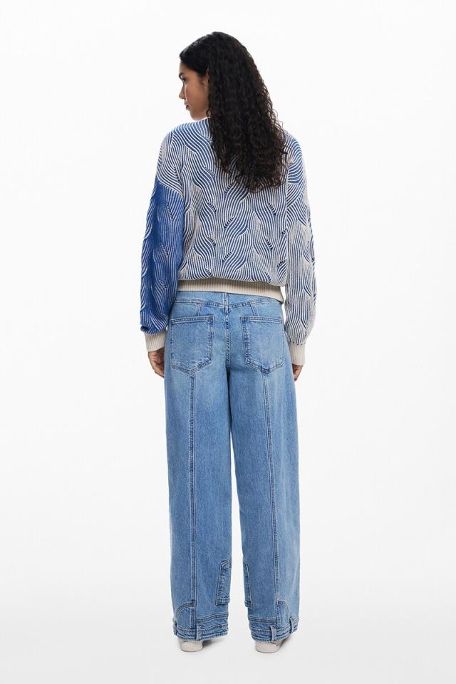 デシグアル（Desigual）/【5サイズ展開/XS/XL】バイカラーニット