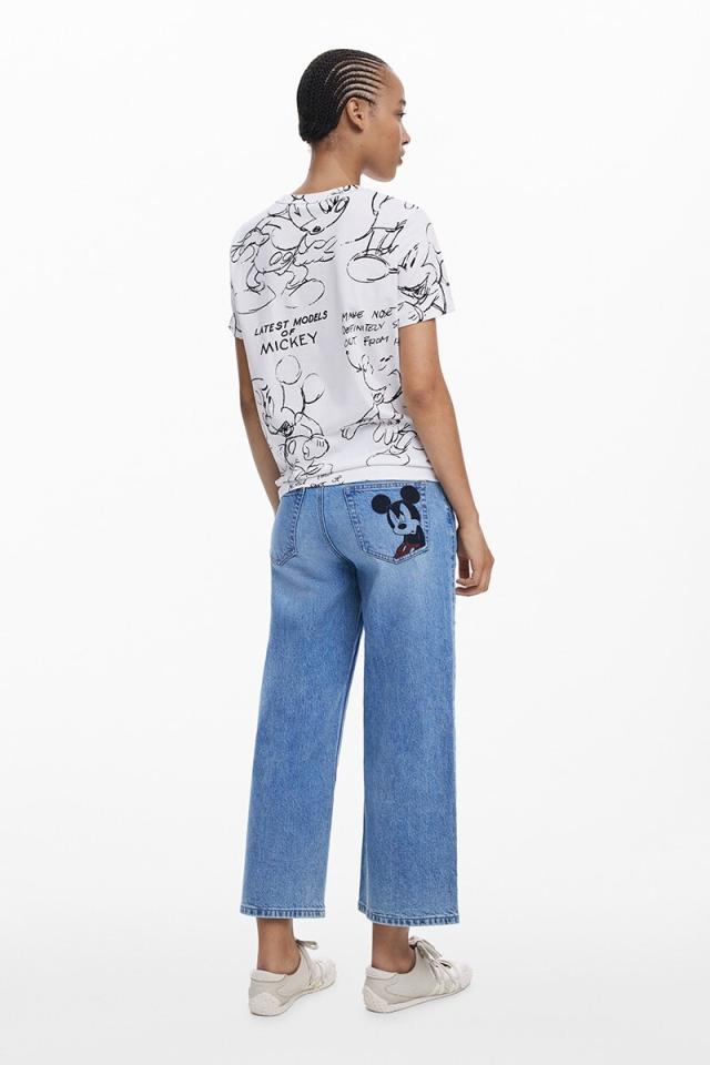 デシグアル（Desigual）/【5サイズ展開/XS/XL】ミッキースケッチ風Tシャツ