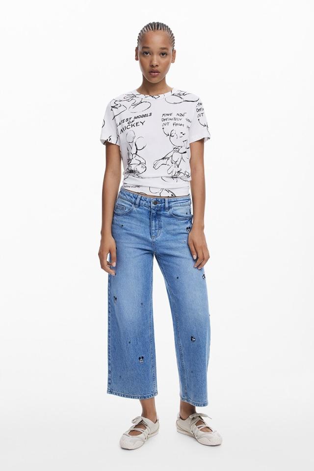 デシグアル（Desigual）/【5サイズ展開/XS/XL】ミッキースケッチ風Tシャツ_2