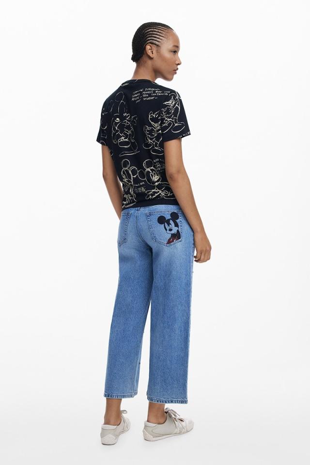 デシグアル（Desigual）/【5サイズ展開/XS/XL】ミッキースケッチ風Tシャツ_5