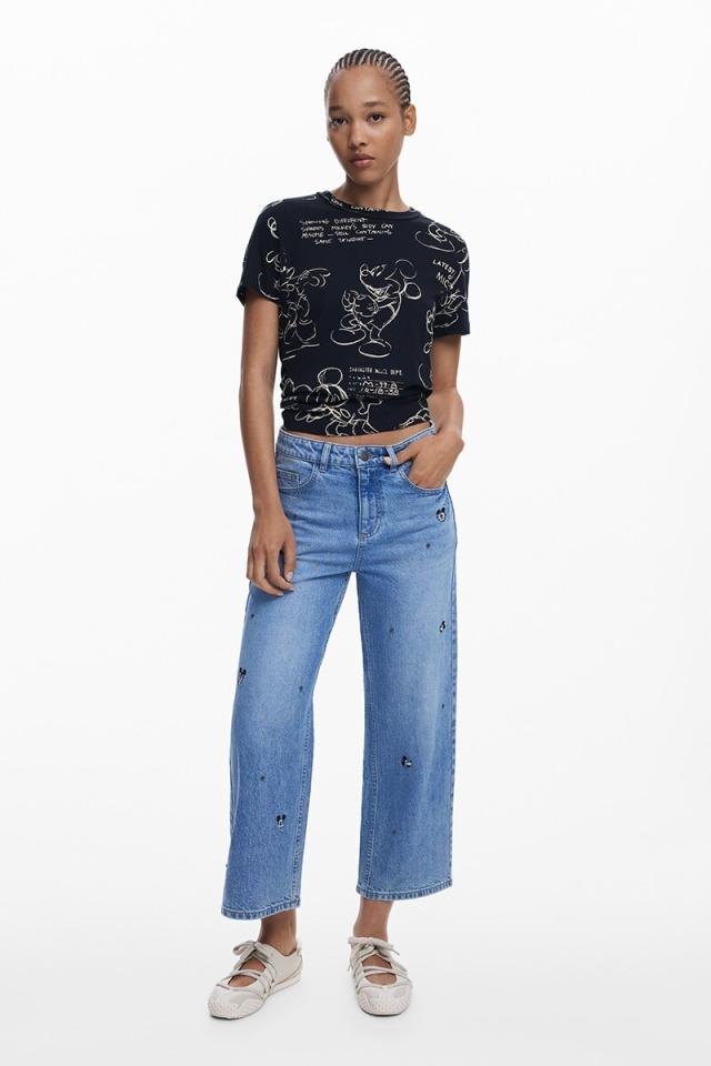 デシグアル（Desigual）/【5サイズ展開/XS/XL】ミッキースケッチ風Tシャツ_7
