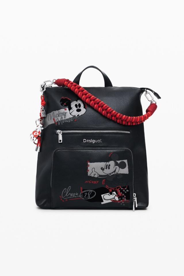 デシグアル（Desigual）/ミッキーマウスのフェイクレザーバックパック