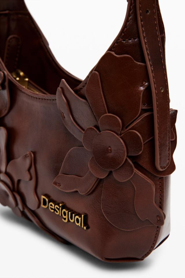 デシグアル（Desigual）/【2WAY】ショルダーストラップ付フラワーアップリケバッグ 卒業式 入学式 セレモニー_4