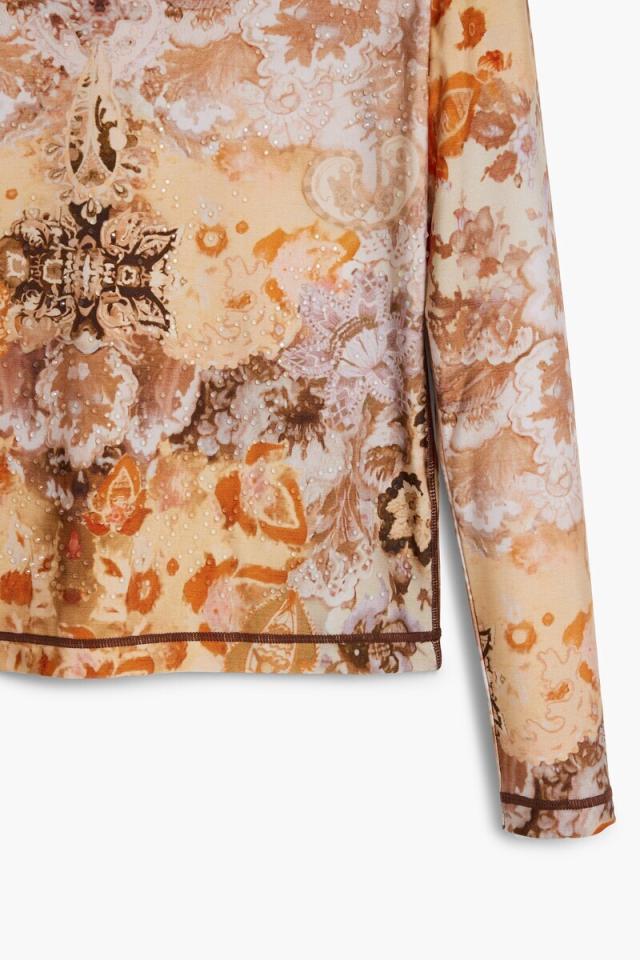 デシグアル（Desigual）/【5サイズ展開/XS/XL】ウォータードロップ ロマンティックTシャツ デシグアル（Desigual）/【5サイズ展開/XS/XL】ウォータードロップ