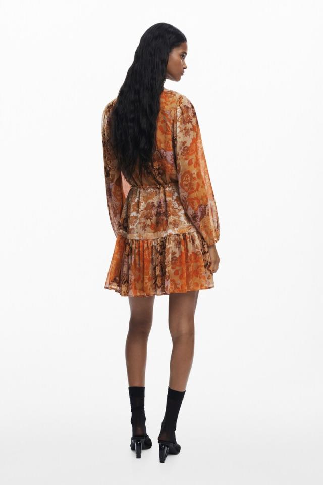 デシグアル（Desigual）/【5サイズ展開/XS/XL】ボーホーペイズリードレス