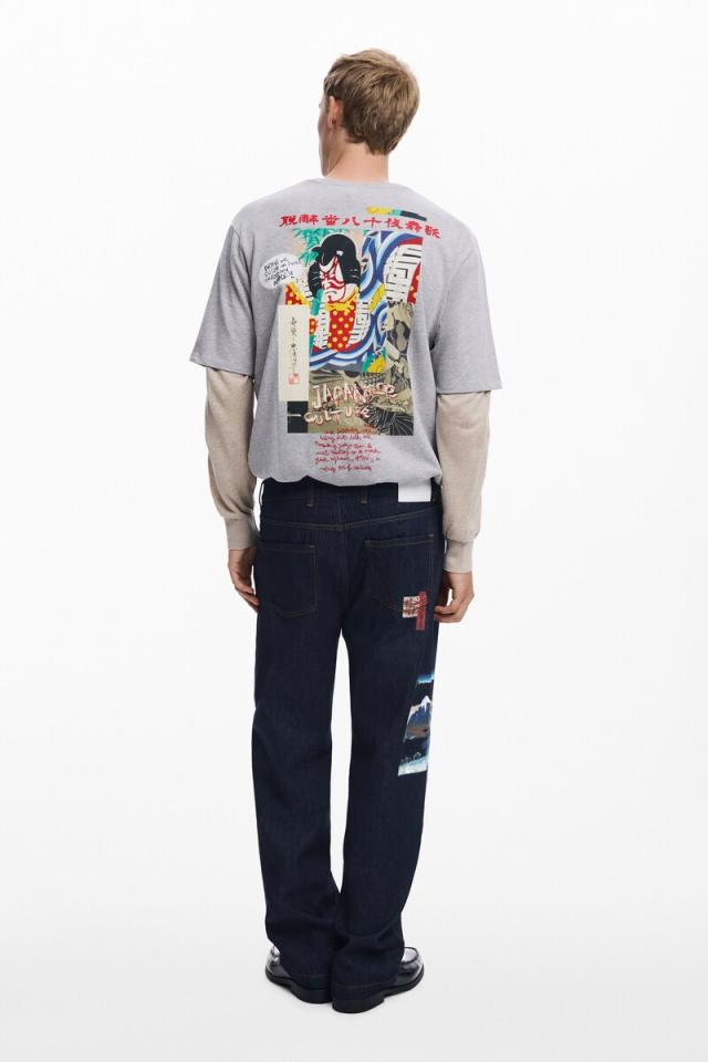 デシグアル（Desigual）/【6サイズ展開/28/38】浮世絵プリント